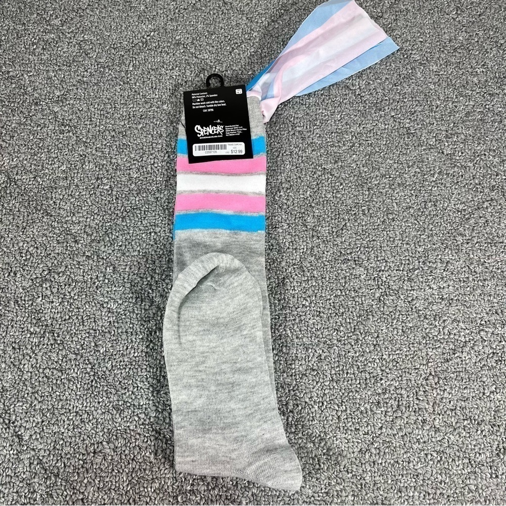 Spencer’s Knee High Pride Socks New - Picture 5 of 5